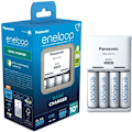 Miniatyrbillede 1 af 4: Panasonic Eneloop BQ-CC51 lader + 4 stk. 2000 mAh AA-batterier