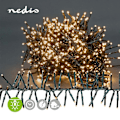 Miniatyrbild 10 av 11: Nedis Julbelysning | Klunga | 768 LED's | Varm Vit | 5.60 m | Ljuseffekter: 7 | Inomhus eller Utomhus | Strömadapter
