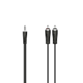 Miniatyrbillede 2 af 4: Hama Lydkabel 3.5-2x RCA Sort 1.5m