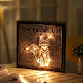 Pikkukuva 3 / 5: The Happy Light, LED-valolla varustettu taulu, Kettu