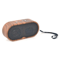 Miniatyrbild 2 av 3: Liten Portabel Bluetooth Högtalare i Mörkt Trä