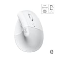 Miniatyrbillede 2 af 11: Logitech Lift for Mac Vertical Ergonomic Mouse, Off-White/Pa