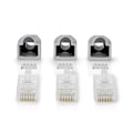 Miniatyrbild 1 av 9: Nedis RJ45-kontakt | Hane | Solid UTP CAT6 | Rak | Guldplaterad | 10 st. | PVC | Grå | Låda