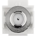 Pikkukuva 7 / 8: Goobay Keystone-modul, SAT/antenn, slätt infälld montering IEC / koaxialt uttag > F uttag 90 °