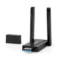 Miniatyrbillede 2 af 8: Nedis Netværk dongle | Wi-Fi | AC1200 | 2.4/5 GHz (Dual Band) | USB3.0 | Wi-Fi-hastighed total: 1200 Mbps | Windows 10 / Windows 11 / Windows 8