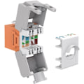 Miniatyrbild 5 av 5: Goobay Keystone-modul RJ45 CAT 6A, UTP 16,5 mm bred, krokodiltyp, klämlist för verktygslös IDC-montering