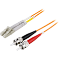 Miniatyrbild 2 av 3: DELTACO Fiberkablage LC - ST, duplex, multimode, 3m (LCST-3M)