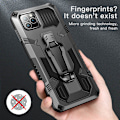 Miniatyrbillede 3 af 8: Robust etui med stativ til iPhone 13, Sort Svart