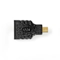 Miniatyrbillede 1 af 9: Nedis HDMI™ Adapter | HDMI™ Micro-stik | HDMI ™ -udgang | Guldplateret | Lige | ABS | Sort | 1 stk. | Box