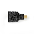 Miniatyrbillede 2 af 9: Nedis HDMI™ Adapter | HDMI™ Micro-stik | HDMI ™ -udgang | Guldplateret | Lige | ABS | Sort | 1 stk. | Box