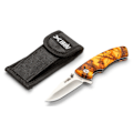 Miniatyrbillede 4 af 6: Jaktfällkniv Orange Camo 4,5" 420SS
