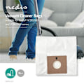 Miniatyrbillede 3 af 5: Nedis Støvsugerpose | 10 stk. | Syntetisk | Mest solgt for: Nedis® VCBG500 / VCBG550-Series | Hvid