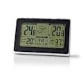 Miniatyrbild 3 av 11: Nedis Väderstation | Inomhus & utomhus | Inklusive trådlös vädersensor | Väderprognos | Tidsdisplay | LCD-skärm | Alarmklockfunktion