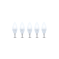 Miniatyrbillede 3 af 3: LED-Lampa E14, C37, 10W, 230V, 4000K, Keramisk, 5-pack, Vit neutral