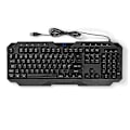 Pikkukuva 7 / 11: Nedis Pelinäppäimistö Langallinen | USB Type-A | Kalvonäppäiminä | LED | QWERTY | ND Näppäinasettelu | USB Virta | Virtakaapelin pituus: 1.30 m | Mult