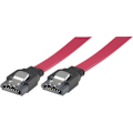 Miniatyrbillede 2 af 3: DELTACO SATA/SAS-kabel, låse-clips, ret-ret, 0,5m