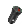 Pikkukuva 2 / 4: XO CC33 - Autolaturi PD QC 3.0, 18W, 1x USB, 1x USB-C, musta