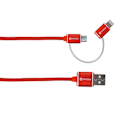 Pikkukuva 2 / 5: SKROSS RED 2in1 Charge'n Sync Micro USB & Lightning Cable
