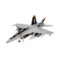 Miniatyrbillede 2 af 11: Revell Model Set F/A-18F Super Hornet