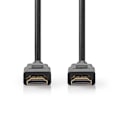 Pikkukuva 3 / 4: Nedis Ultra High Speed ​​HDMI ™ -kaapeli | HDMI™ liitin | HDMI™ liitin | 8K@60Hz | 48 Gbps | 1.00 m | Pyöreä | 6.0 mm | Musta | Laatikko