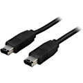 Miniatyrbild 2 av 3: DELTACO Firewirekabel 6-pin hane - hane, 2m (FW-2)