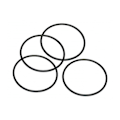Miniatyrbillede 2 af 2: HPI O-Ring (50X2.6Mm/Black/4Pcs)