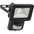 Pikkukuva 1 / 9: Goobay LED-strålkastare för utomhusbruk, 10 W, med rörelsedetektor med 850 lm, neutralt vitt ljus (4000 K), PIR-sensor med ON/OFF-funktion och M16 kab