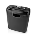 Miniatyrbillede 2 af 11: Nedis makulator | 6x A4 sider | 10 l | Sikkerheds standard: DIN 2 | 190 W | Sort