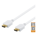 Pikkukuva 1 / 3: DELTACO High-Speed Premium HDMI -kaapeli, 3m, Ethernet, 4K UHD, valk.