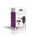 Miniatyrbild 6 av 7: Nedis Universal nätadapter | 27 W | 3 - 12 V DC | 1.80 m | 2.25 A A | 6 plug(s) | Svart
