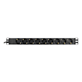 Miniatyrbillede 2 af 4: DELTACO power outlet, 9xCEE 7/4, 1xCEE 7/7, pet-protected, 3m, black
