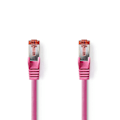 Miniatyrbillede 2 af 4: Nedis Kat 6 kabel | RJ45 Han | RJ45 Han | S/FTP | 7.50 m | Runde | LSZH | Pink | Plastikpose