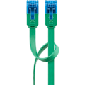 Pikkukuva 4 / 8: Goobay CAT 6A platt patchkabel, U/UTP, grön kopparledare (CU)