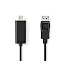 Pikkukuva 1 / 4: Nedis DisplayPort kaapeli | DisplayPort uros | HDMI™ liitin | 1080p | Niklattu | 2.00 m | Pyöreä | PVC | Musta | Label