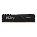 Miniatyrbillede 1 af 2: Kingston 16GB 3600MHz DDR4 CL18 DIMM FURY Beast Black