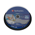 Pikkukuva 1 / 6: Verbatim BD-R 25GB 6x 10-pack Spindel Printbar