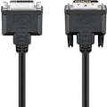 Pikkukuva 1 / 4: Goobay DVI-D Full HD-förlängningskabel Dual Link, förnicklad DVI-D-kontakt Dual Link (24 + 1 pin) > DVI-D-uttag Dual-Link (24+1 poler)