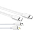 Pikkukuva 4 / 5: 2-pack Laturi iPhonelle/Androidille 20W, jossa on USB-C Lightning ja USB-C - Pikalaturi