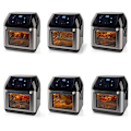 Miniatyrbillede 9 af 11: Nedis Hot Air Fryer | 12 l | Timer: 60 min | Antal forudindstillede programmer: 9 | Digital | Sort