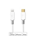 Pikkukuva 2 / 5: Nedis Lightning Kaapeli | USB 2.0 | Apple Lightning 8-Pin | USB-C™ Uros | 480 Mbps | Kullattu | 2.00 m | Pyöreä | PVC | Valkoinen | Ikkunallinen laati