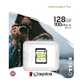 Pikkukuva 3 / 3: Kingston 128GB SDXC Canvas Select Plus 100R C10 UHS-I U3 V30