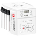Miniatyrbild 1 av 3: SKROSS Världsreseadapter MUV 1xUSB-C PD 1xUSB-A 45W Ojordad