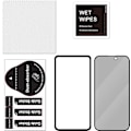Miniatyrbild 3 av 4: FoneKit Privacy+ Heltäckande härdat glas, iPhone 15 Pro Max Svart