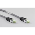 Miniatyrbillede 6 af 8: Goobay CAT 8.1 Patchkabel, S/FTP (PiMF), grå 99,9 % iltfri kobberleder (OFC), AWG 24, halogenfri kabelkappe (LSZH), 0.5 m
