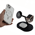 Miniatyrbillede 5 af 9: Maxlife MXWC-03 - 3-i-1 Trådløs Ladestation, 15W, Sort