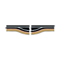 Miniatyrbillede 2 af 6: SCALEXTRIC Pit Lane - Left Hand (2)