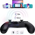 Pikkukuva 5 / 7: Oniverse OniPad Blackstar -langaton peliohjain, musta, Switch