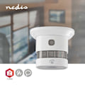 Miniatyrbild 10 av 11: Nedis SmartLife Rökdetektor | Zigbee 3.0 | Batteridriven | Givarlivscykel: 10 år | EN 14604 | Max. batteritid: 60 Månader | 85 dB | Vit | 1 st