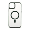 Miniatyrbillede 1 af 4: Onsala Mobilcover Bumper MagSeries Green & Clear - iPhone 15 Plus Transparent