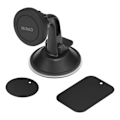 Miniatyrbillede 6 af 11: DELTACO magnetic car holder, suction mount, for mobile phone, black